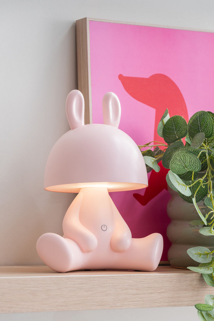 Leitmotiv Table lamp Bunny LED soft pink