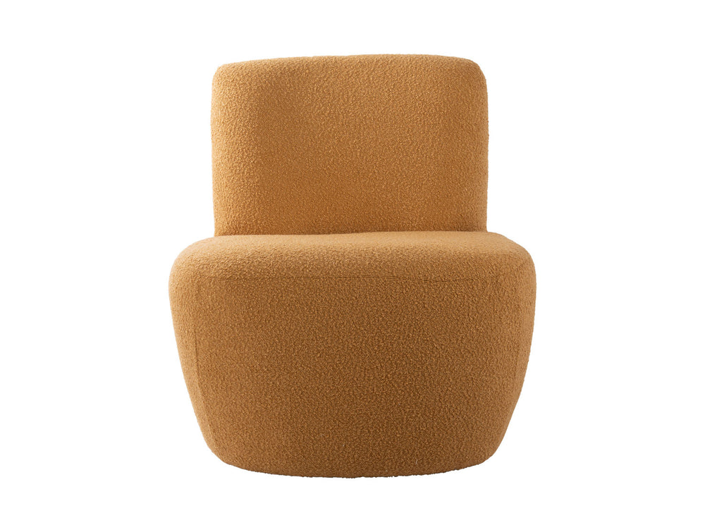 Leitmotiv Chair Ada bouclé ochre yellow