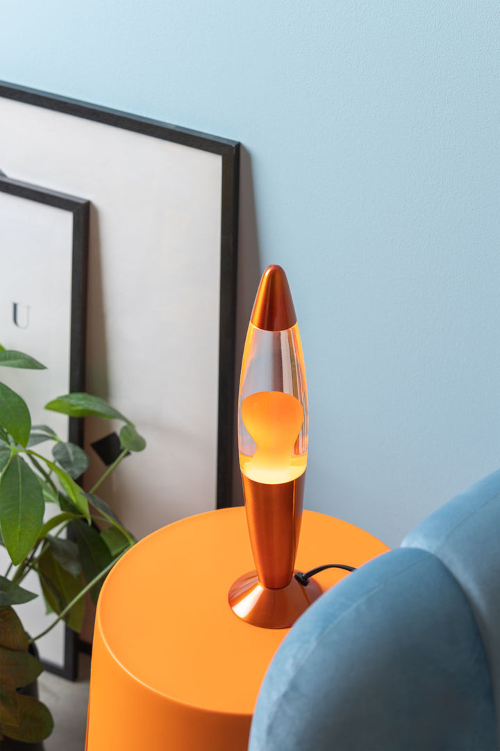 Leitmotiv Table lamp Funky Rocket Lava orange