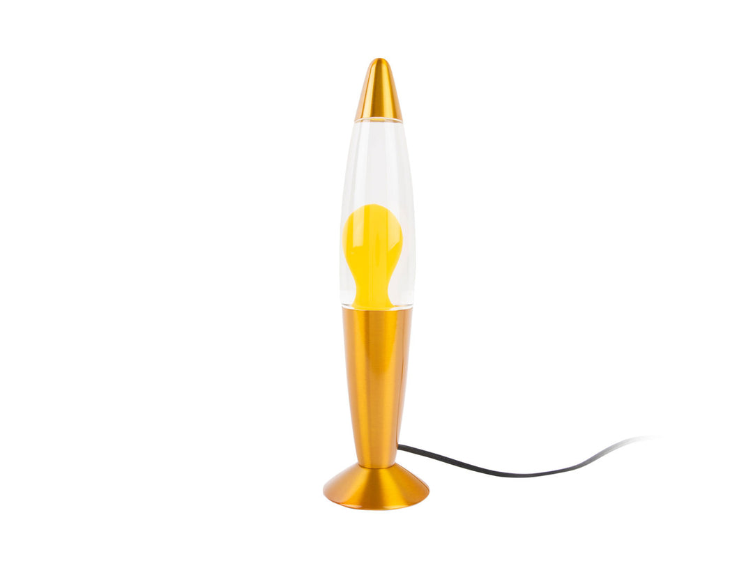 Leitmotiv Table lamp Funky Rocket Lava yellow