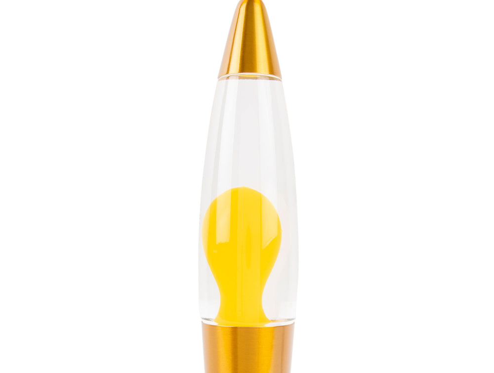 Leitmotiv Table lamp Funky Rocket Lava yellow