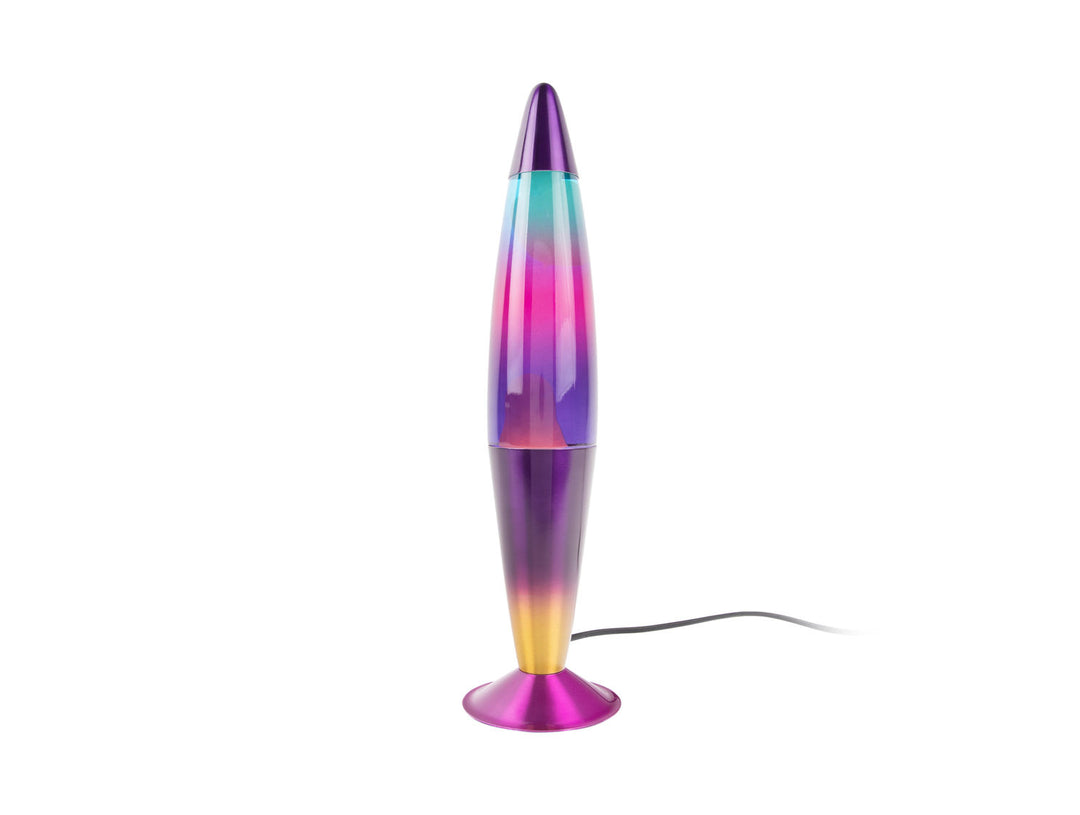 Leitmotiv Table lamp Rainbow Rocket Lava multi colour, purple