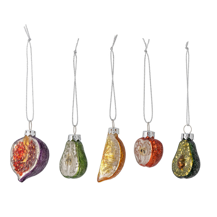 Bloomingville Finka Ornament, Rød, Glas