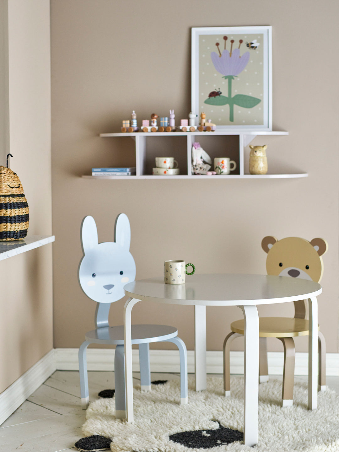 Bloomingville MINI Marle Bord, Natur, MDF