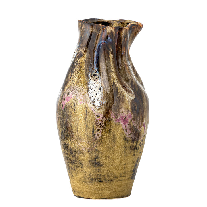 Bloomingville Benoit Vase, Brun, Stentøj