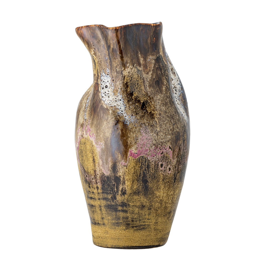 Bloomingville Benoit Vase, Brun, Stentøj