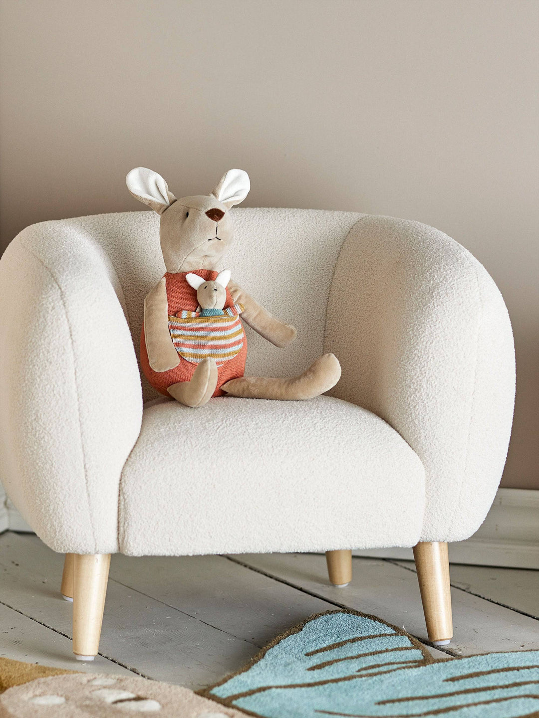 Bloomingville MINI Clover Dukke, Brun, Bomuld