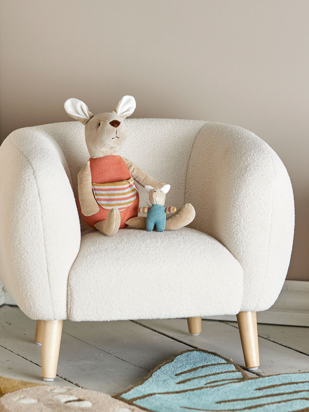 Bloomingville MINI Clover Dukke, Brun, Bomuld