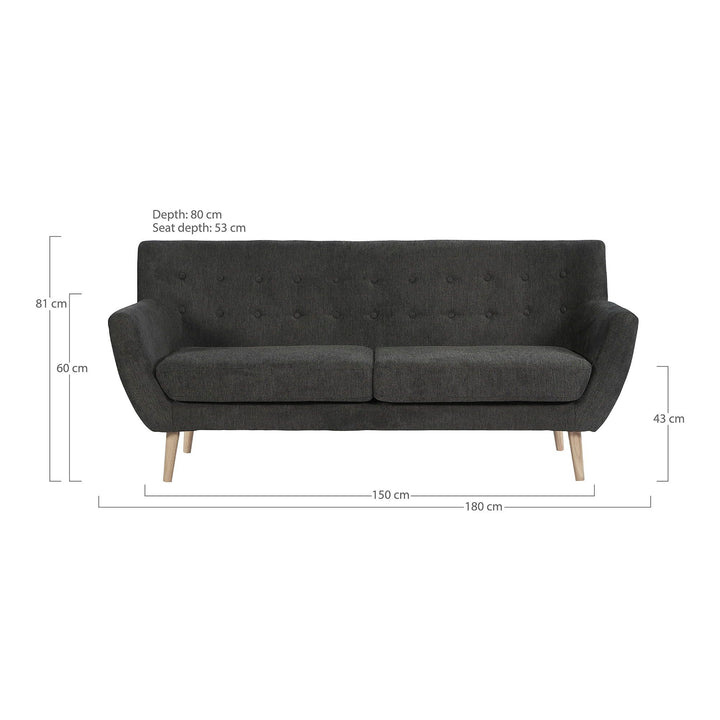 House Nordic Monte 3 Personers Sofa