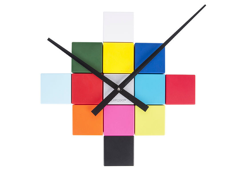 Karlsson Wall clock DIY Cubic multi colour