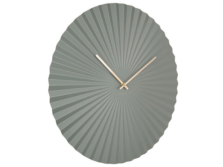 Karlsson Wall clock Sensu XL steel jungle green