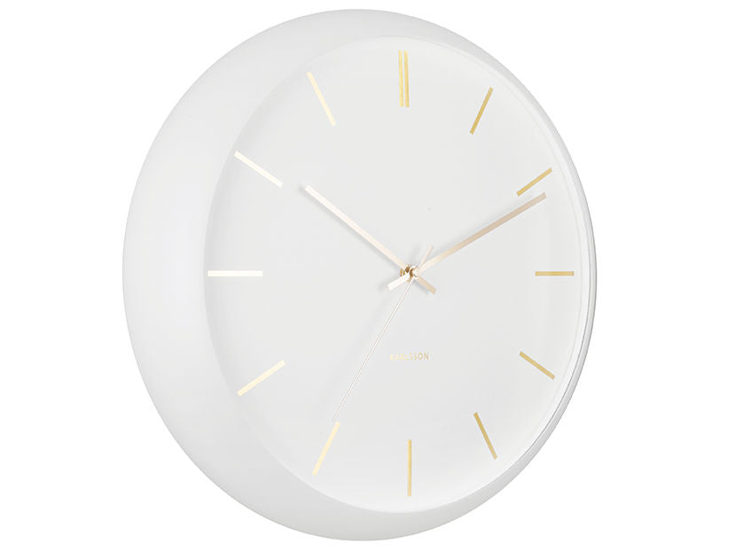 Karlsson Wall clock Globe white, Design Armando Breeveld