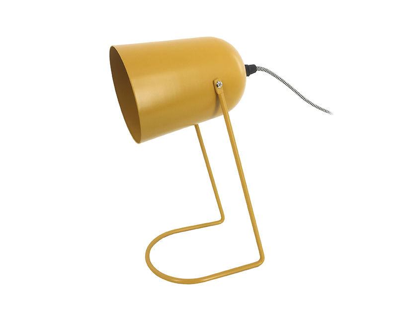Leitmotiv Table Lamp Enchant iron matt ochre yellow