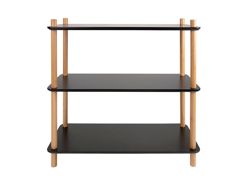 Leitmotiv Cabinet Simplicity bamboo small black