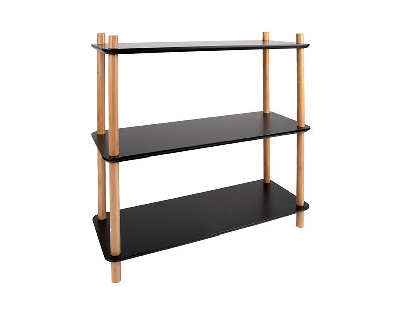 Leitmotiv Cabinet Simplicity bamboo small black