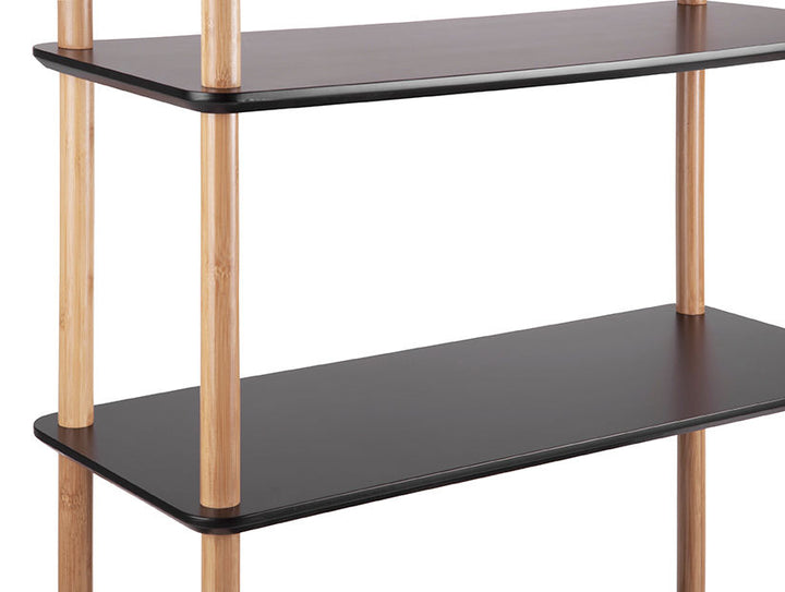 Leitmotiv Cabinet Simplicity bamboo large black