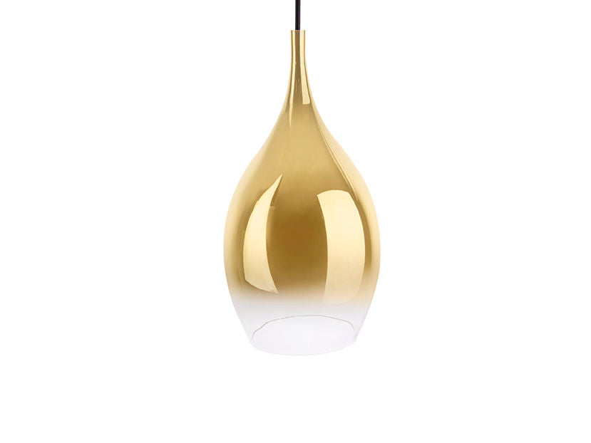 Leitmotiv Pendant lamp Drup gold shadow