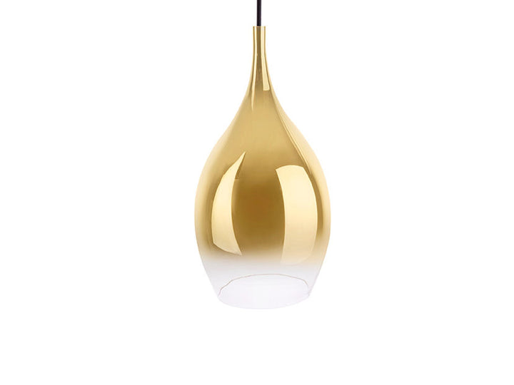 Leitmotiv Pendant lamp Drup gold shadow