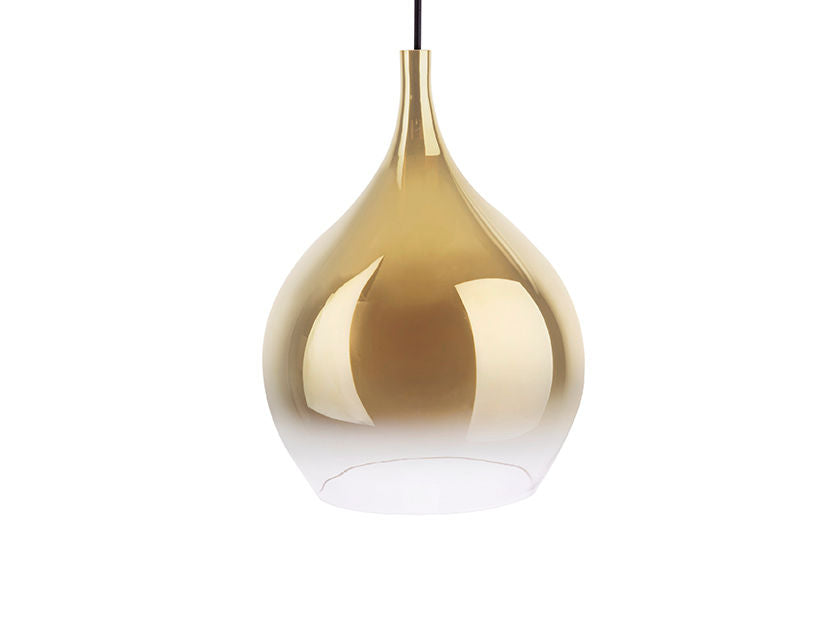 Leitmotiv Pendant Lamp Drup Large gold shadow