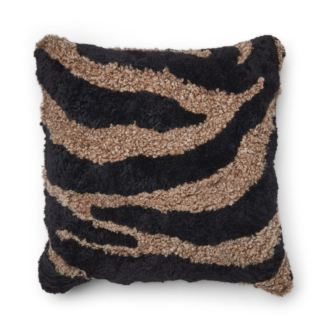 NATURES COLLECTION Zebra Pattern Pude | New Zealand | Korthåret | Dobbeltsidet | 60x60 cm