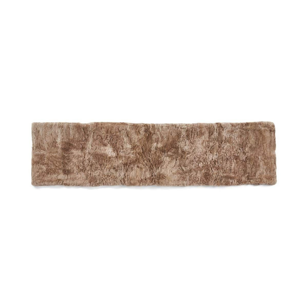 NATURES COLLECTION Alpaca Fur Throw With Backing | 100% Baby Alpaca Wool | 60x240 cm