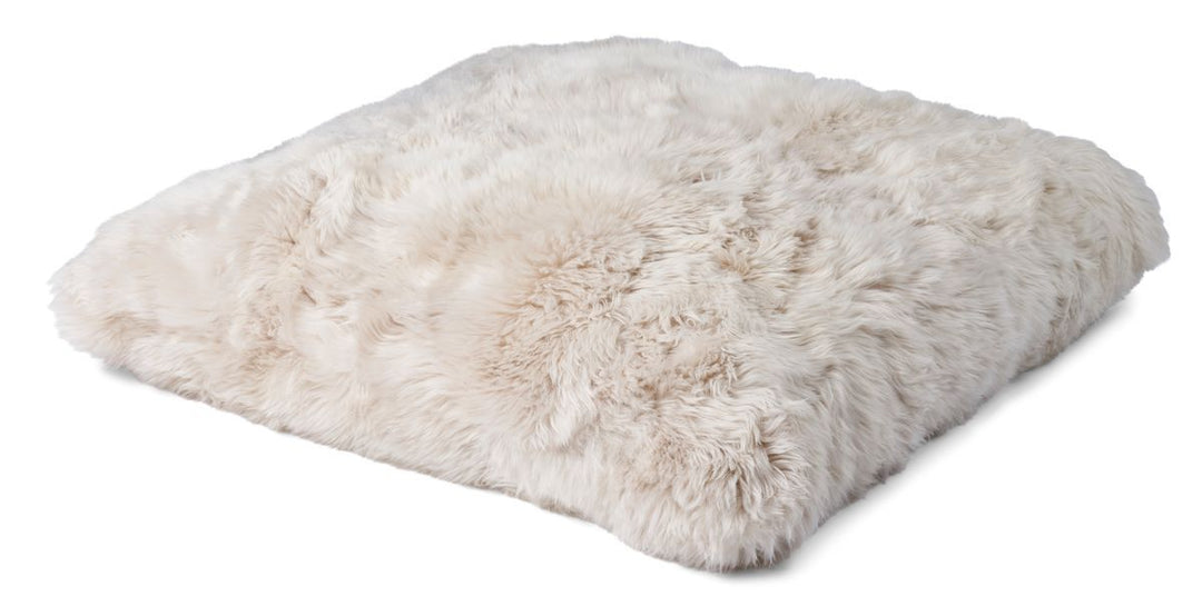 NATURES COLLECTION Maxi Float Pude | Lammeskind | Langhåret | New Zealand | 90x90 cm