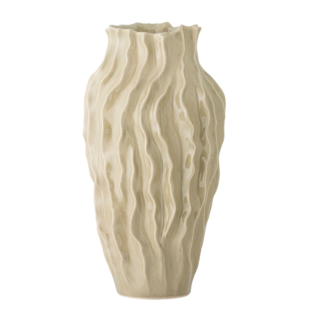 Bloomingville Valeria Vase, Grå, Stentøj