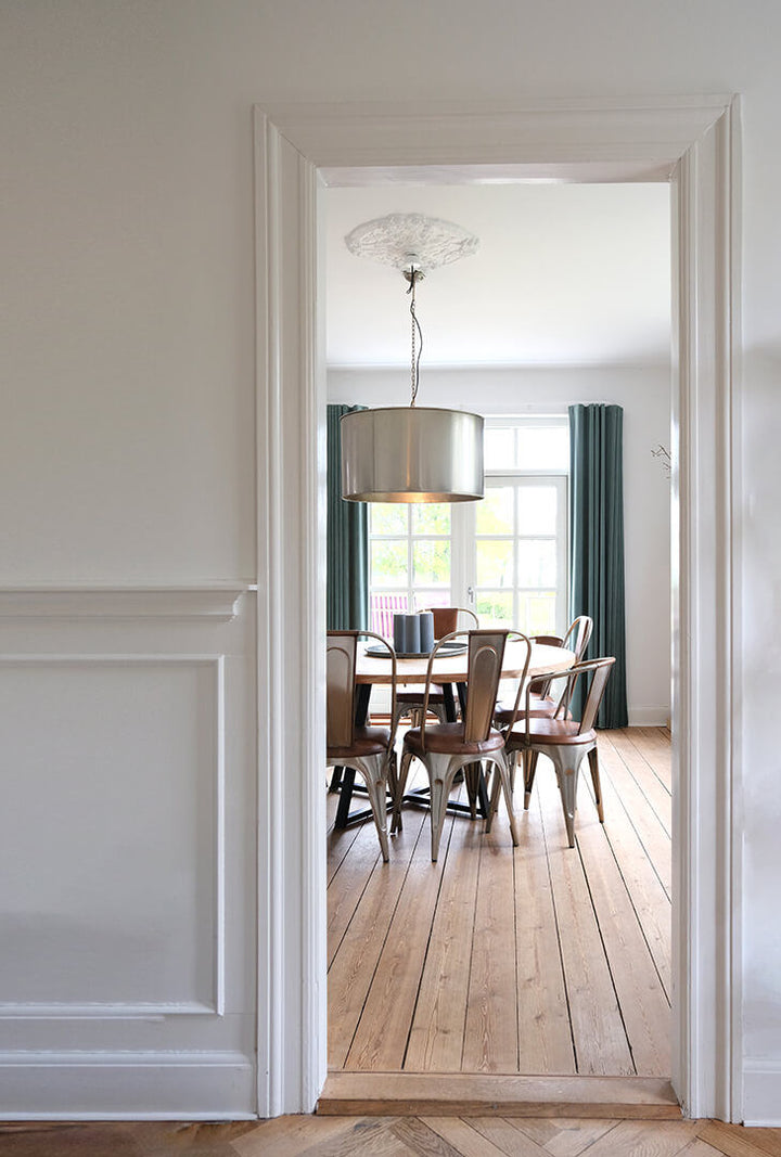 Trademark Living LIVING spisebordsstol - shiny med læder