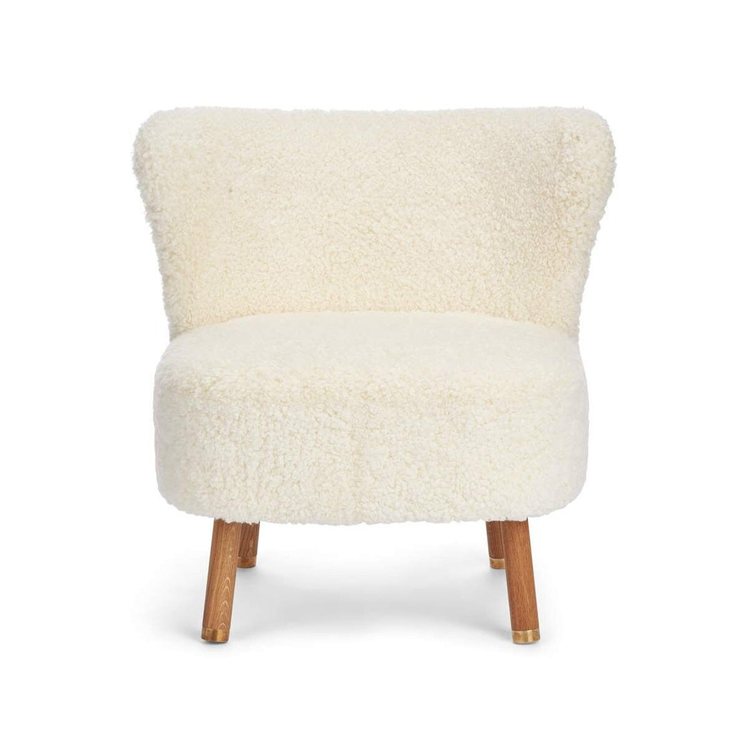 NATURES COLLECTION Emil Lounge Chair | Messing | Korthåret - Aunór