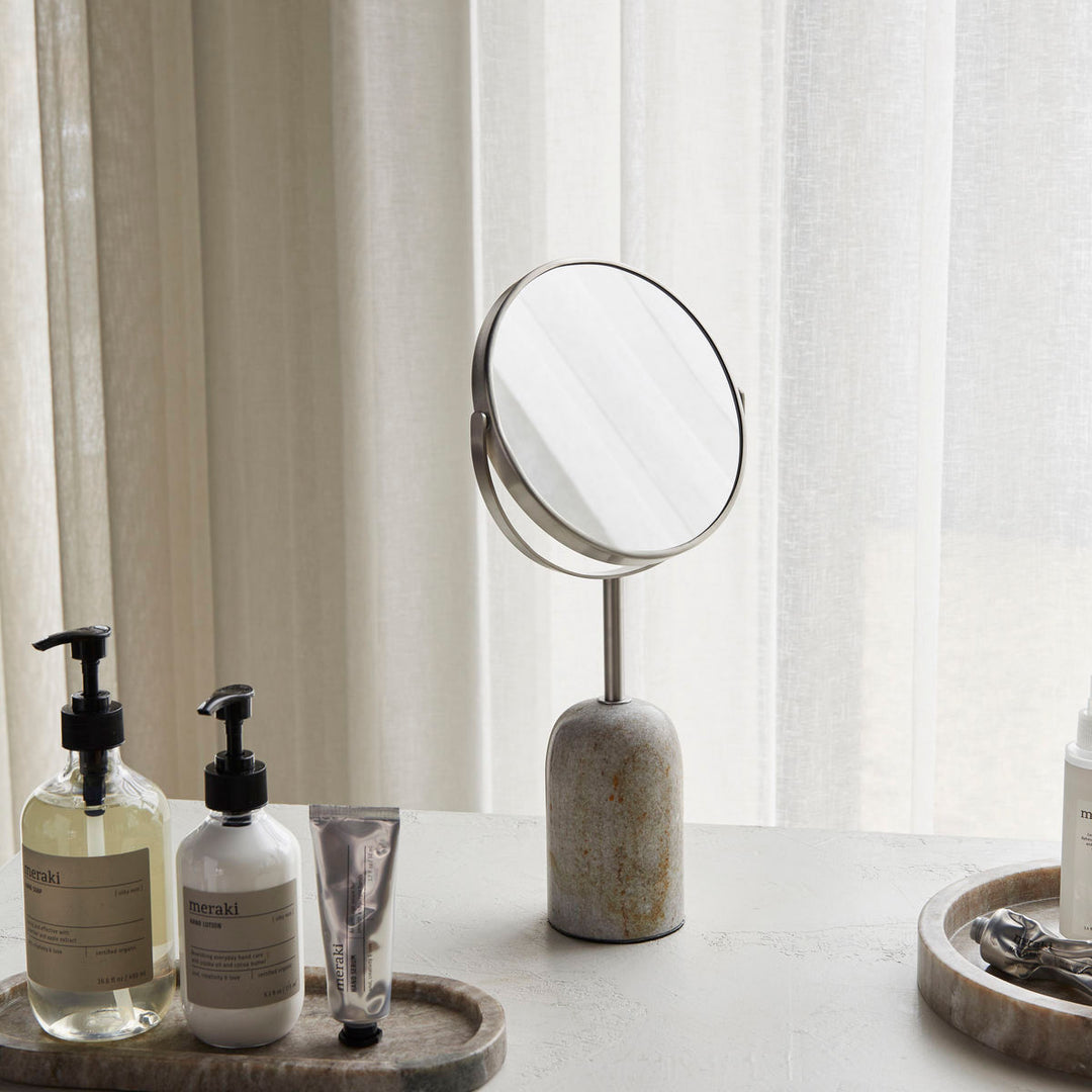 Meraki Dobbeltsidet spejl, MKMarble, Beige