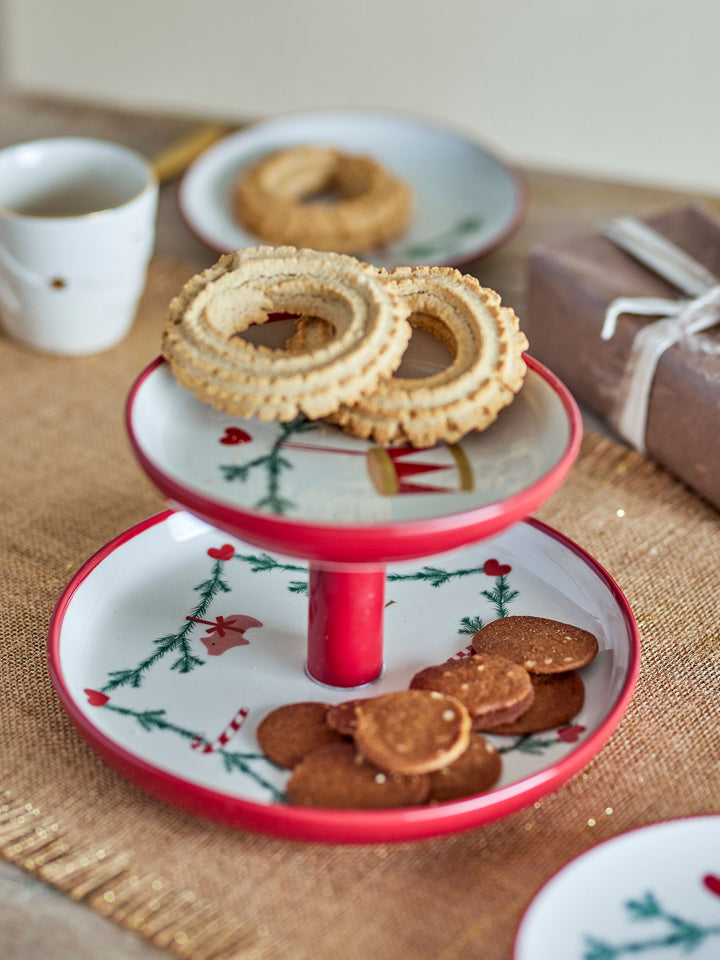 Bloomingville Yule Etagere, Natur, Stentøj
