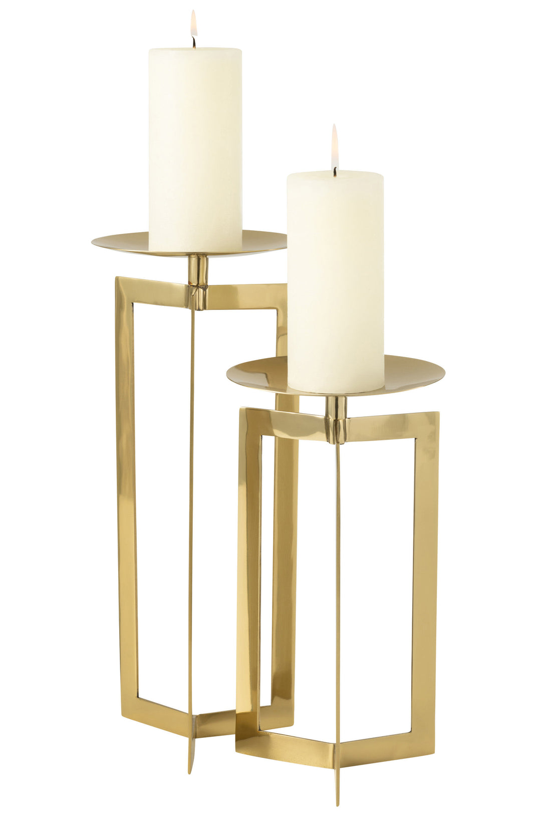 J-Line by Jolipa CANDLE HOLDER ST STEEL GOLD L