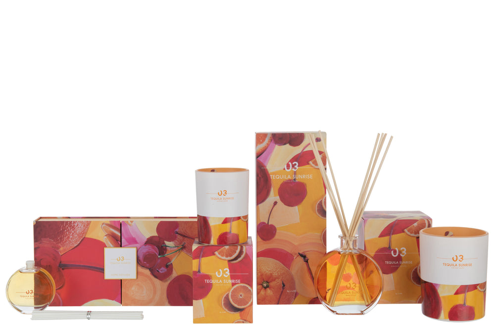 J-Line by Jolipa CANDLE TEQUILA SUNRISE S-45H