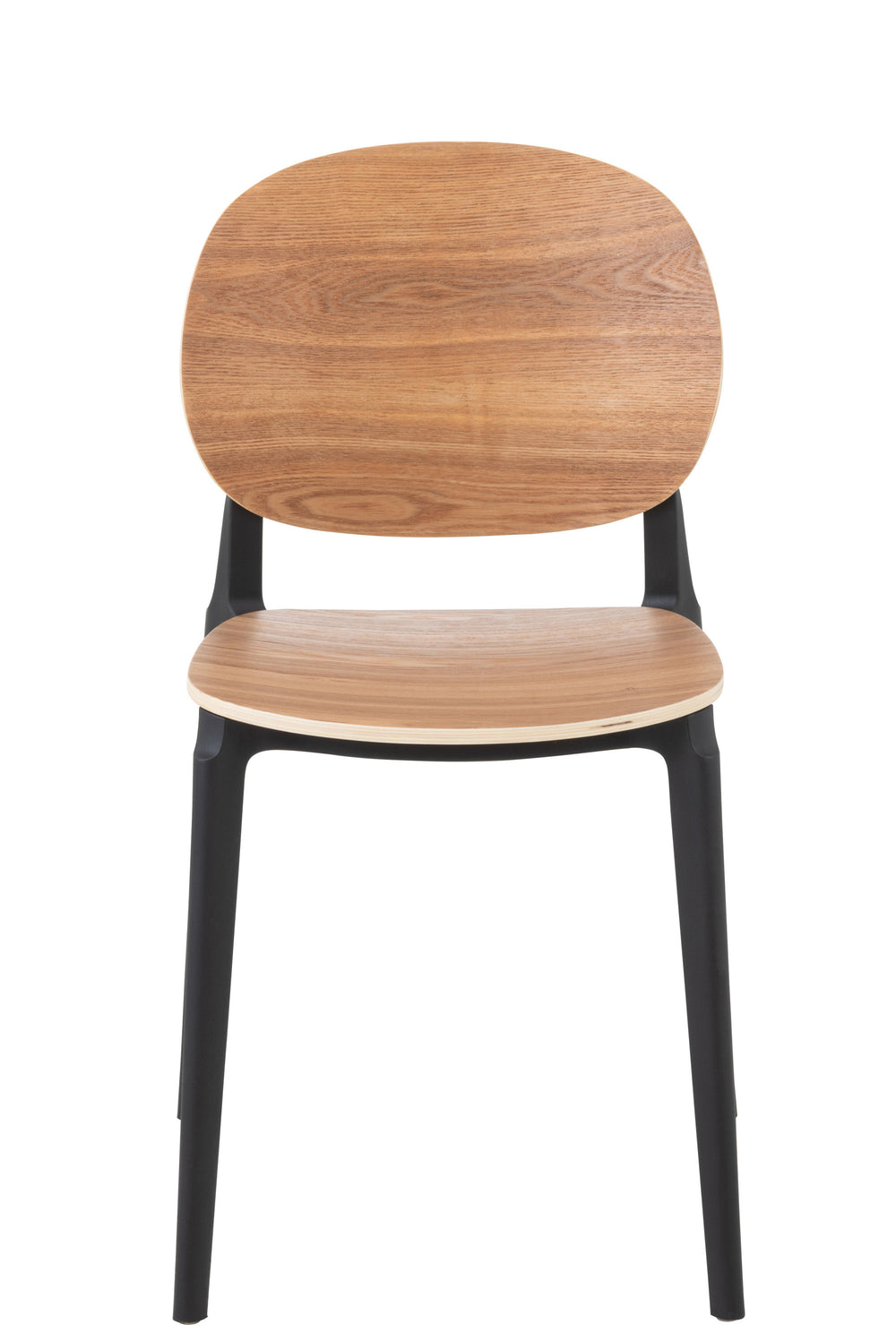 J-Line by Jolipa CHAIR BASIC POLYESTER/FINEER NATURAL