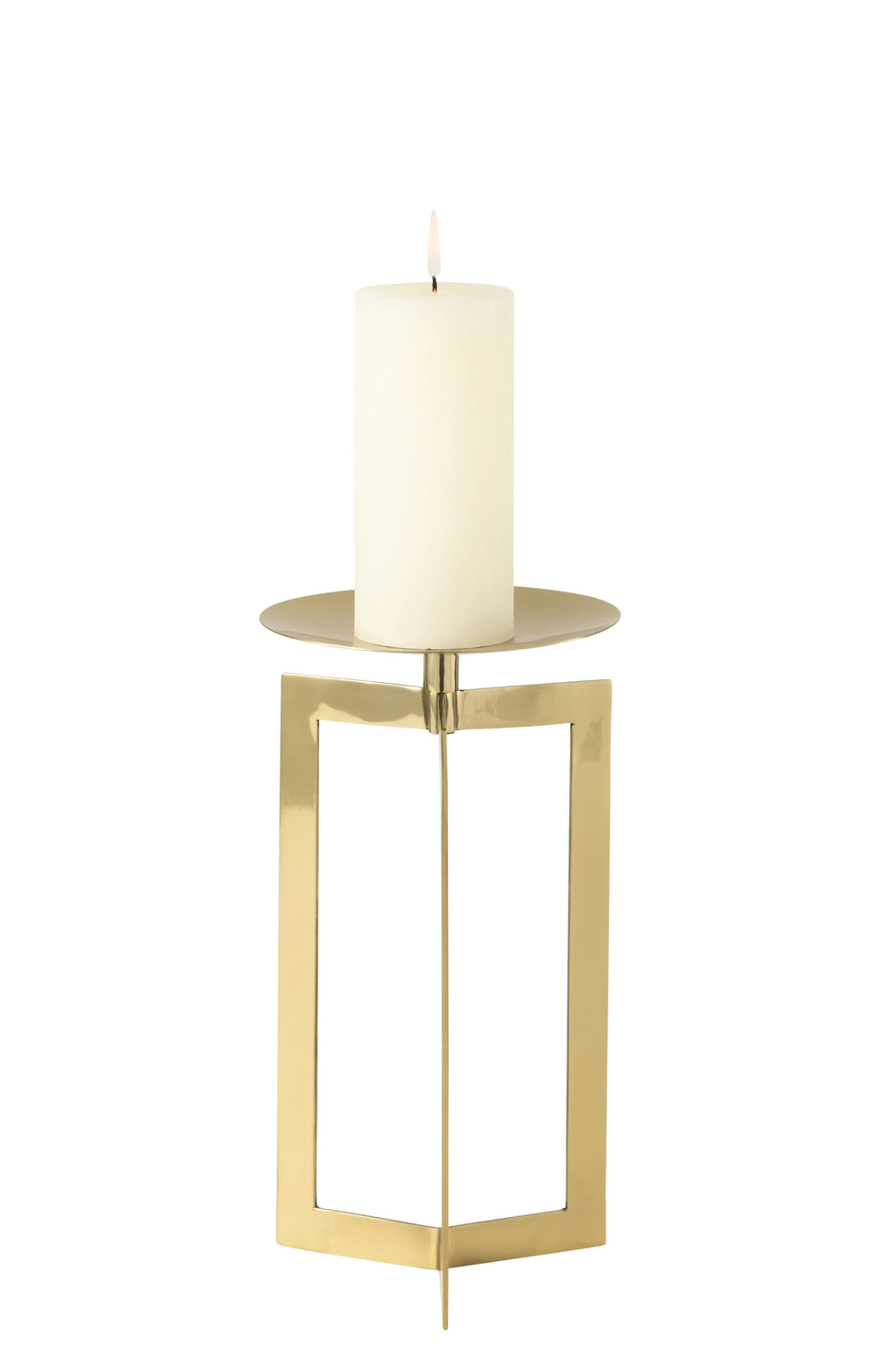 J-Line by Jolipa CANDLE HOLDER ST STEEL GOLD S