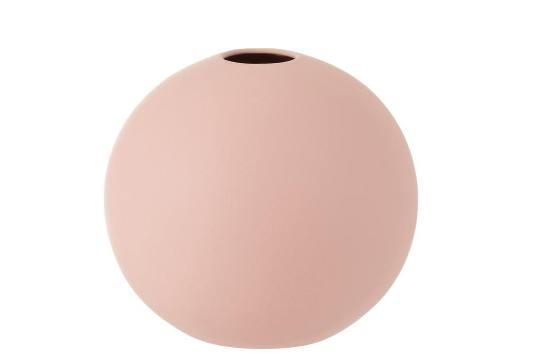 J-Line by Jolipa - Vase Ball Pink H24 cm