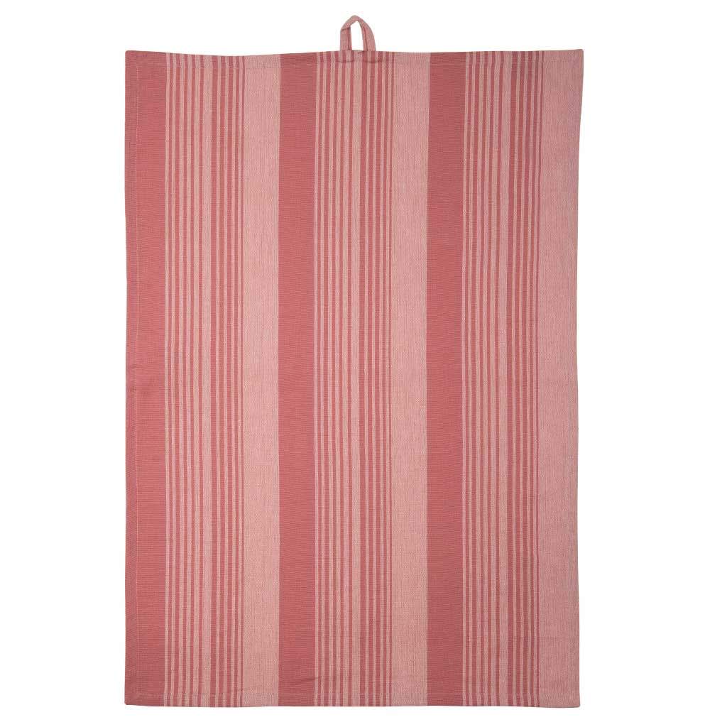 PLINT.eu 6 pcs. Teatowel Stripe Terracotta Rose