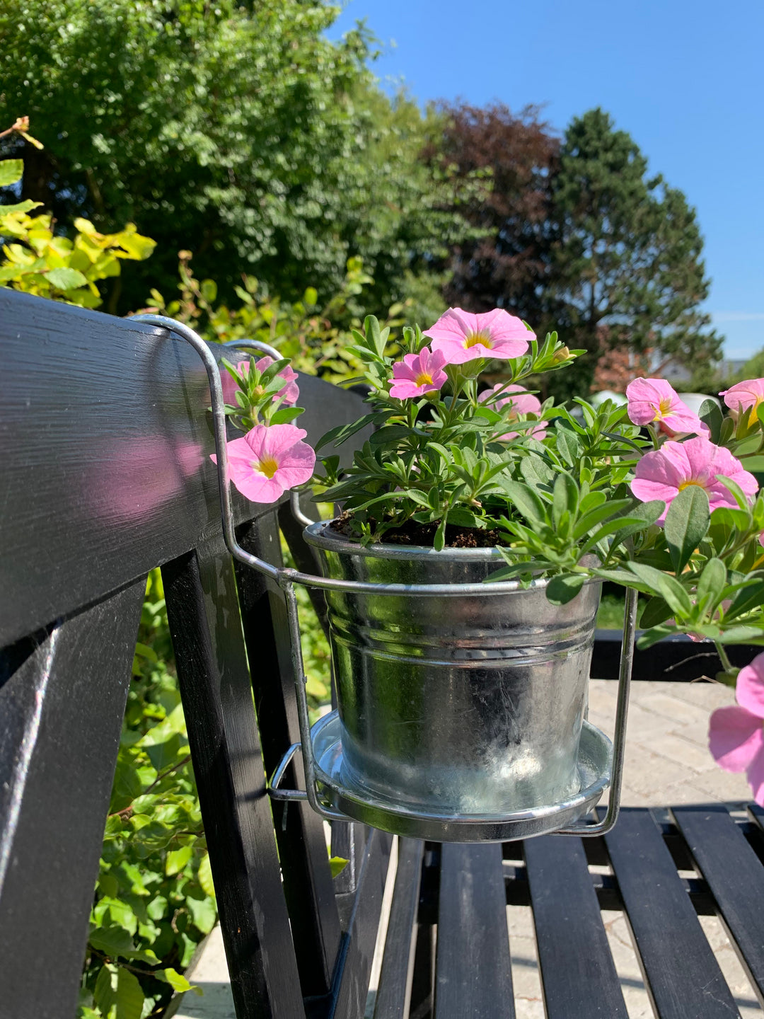 PLINT Balcony flowerpot holder, galvanised