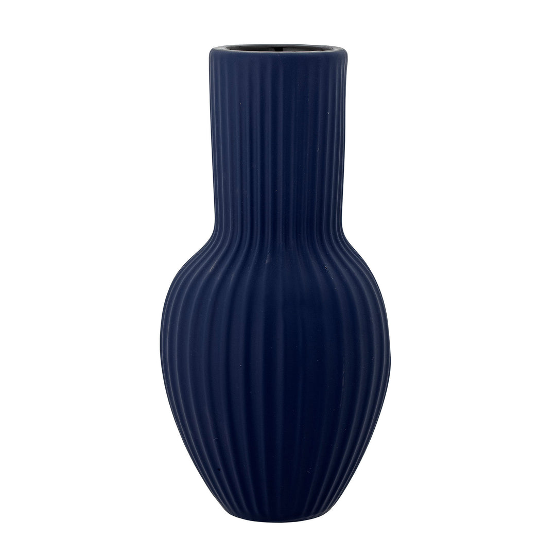 Bloomingville Christal Vase, Blå, Stentøj