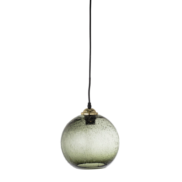 Bloomingville Loftlampe - Alber Pendel - Grøn Glas
