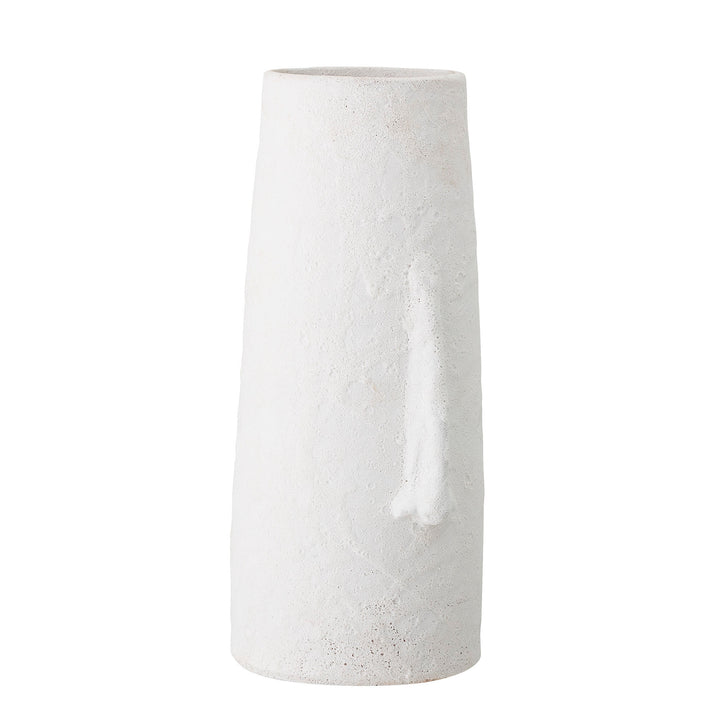 Bloomingville Berican Deko Vase, Hvid, Terrakotta
