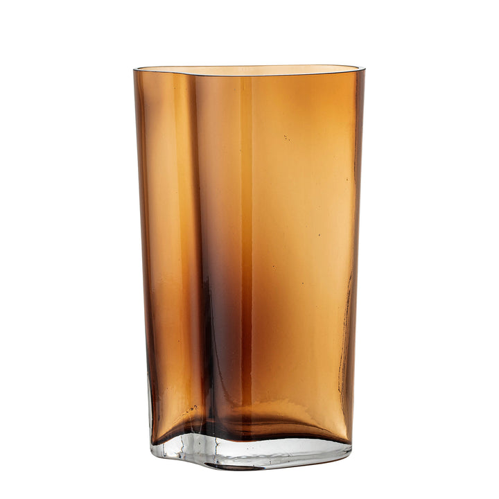 Bloomingville Benia Vase, Brun, Glas