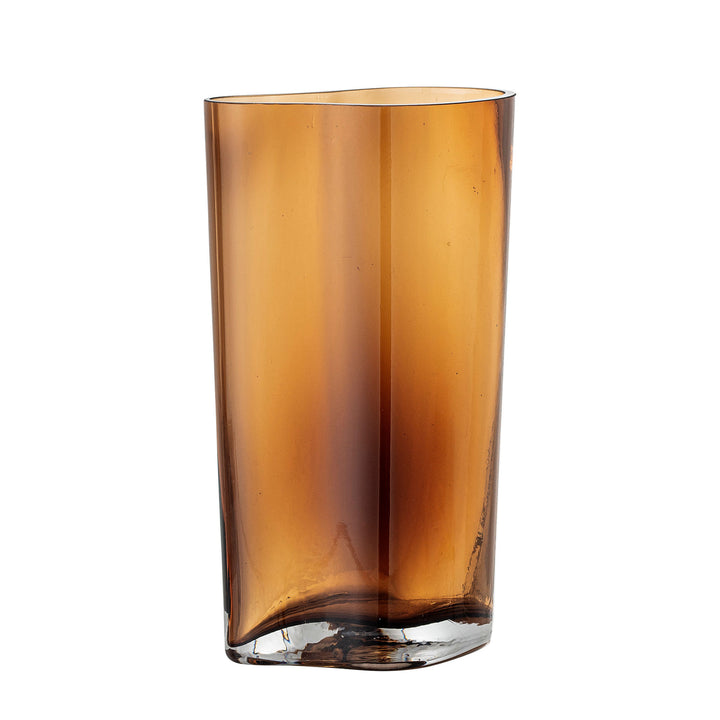 Bloomingville Benia Vase, Brun, Glas