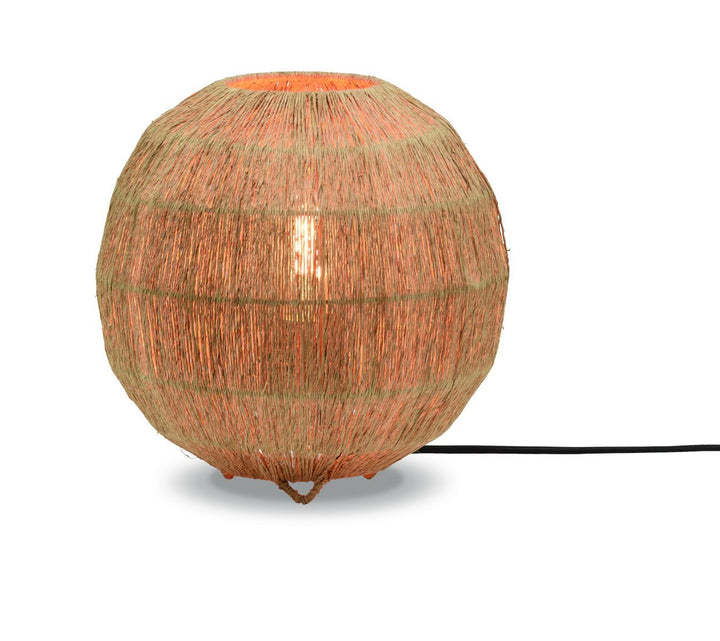 Good & Mojo Bordlampe Iguazu jute globe 25xh.25cm natur, S