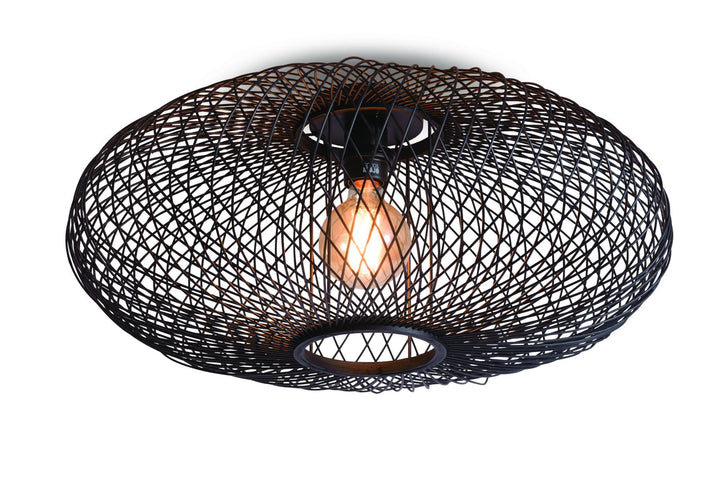 Good & Mojo Loftslampe Cango ellipse dia.60x25cm sort