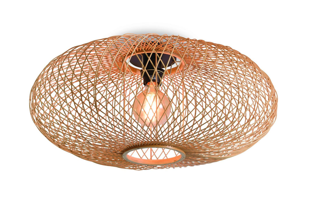 Good & Mojo Loftslampe Cango ellipse dia.60x25cm natur