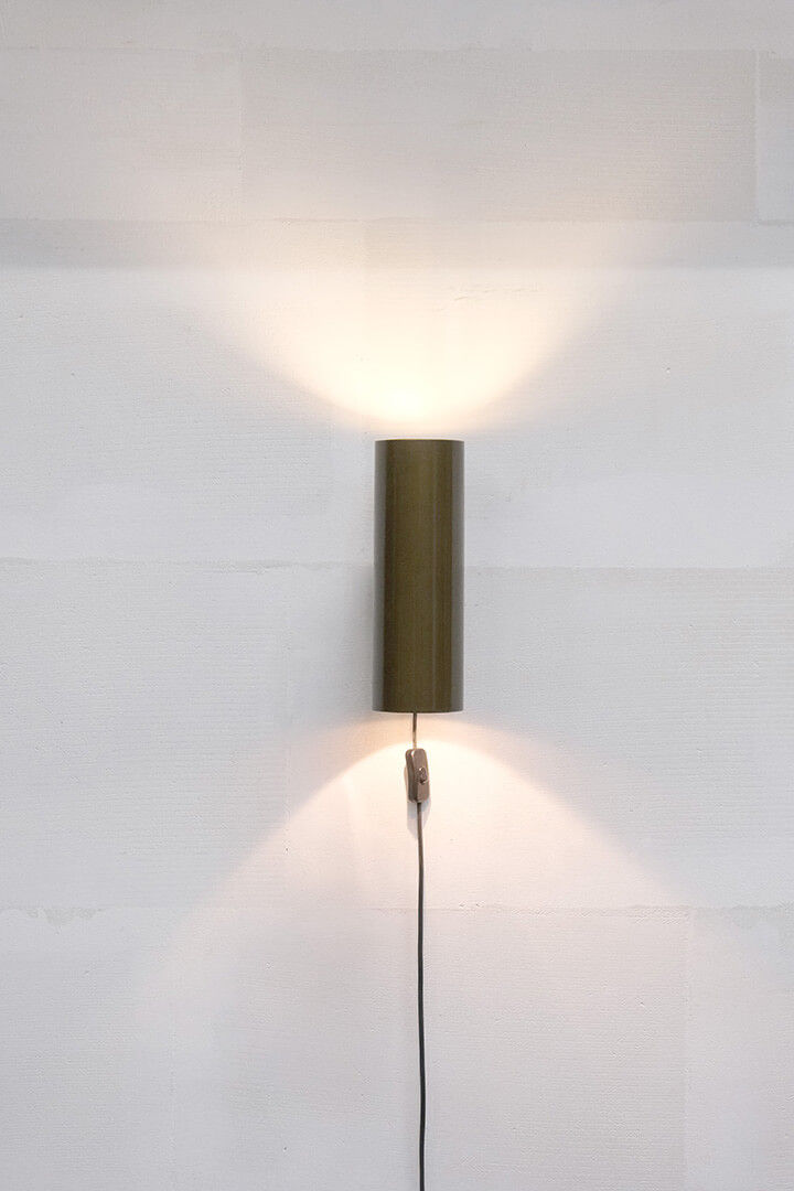 Trademark Living Jonah cylinderformet væglampe - antikmessing