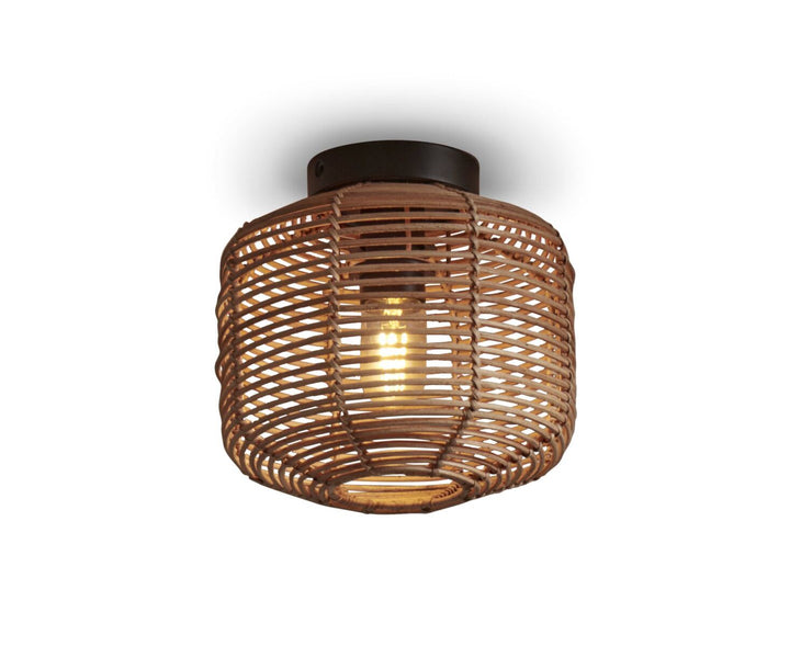 Good & Mojo Loftslampe Tanami rattan dia.25xh.20cm. natur