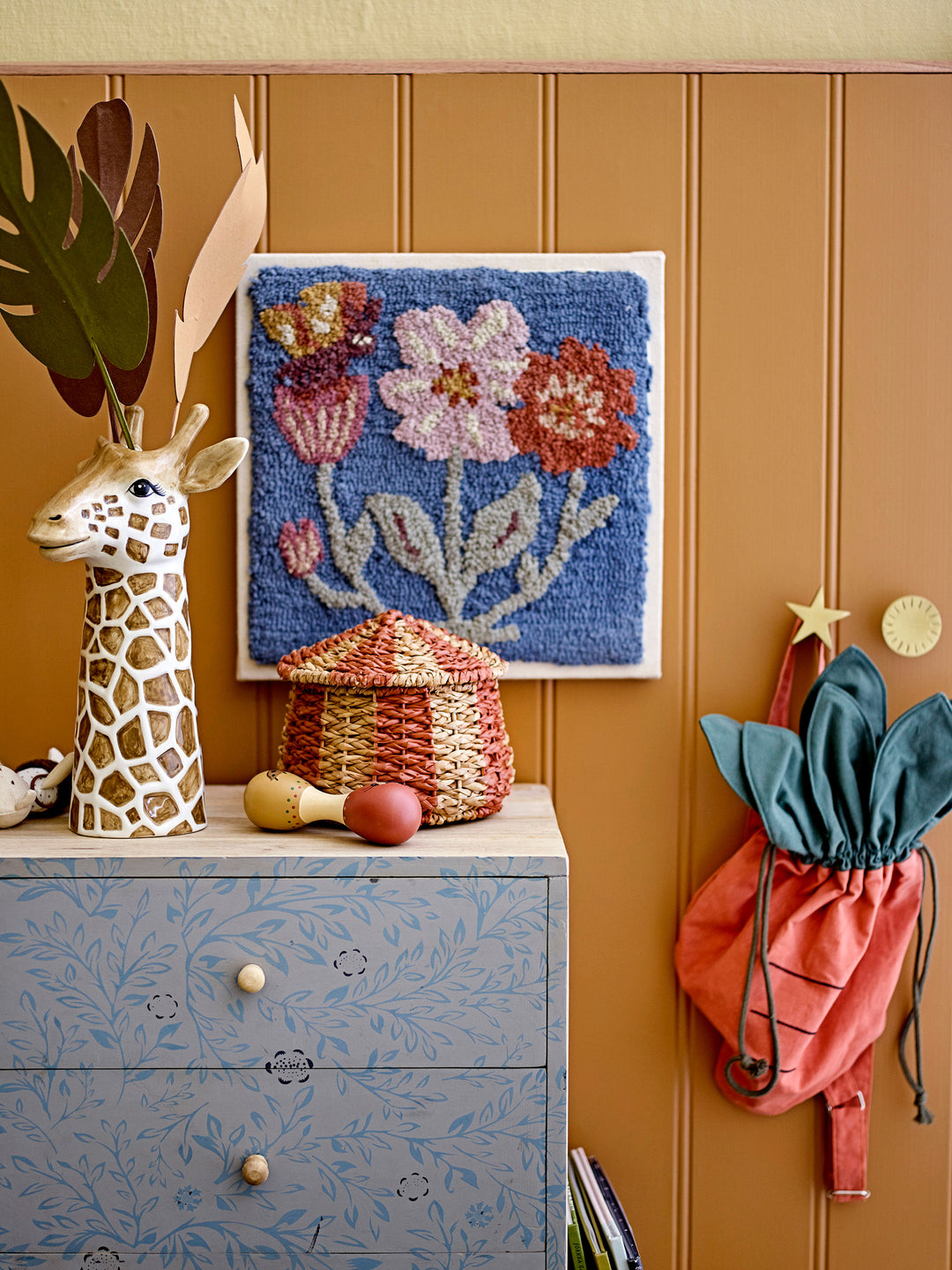 Bloomingville MINI Alazar Deko Vase, Brun, Keramik