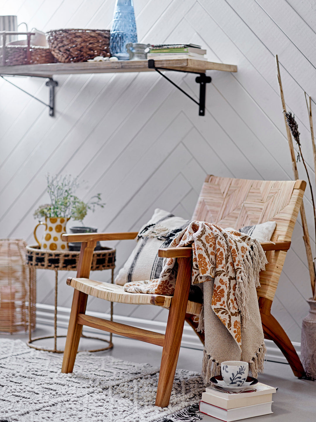 Creative Collection Loungestol - Mills - Rattan